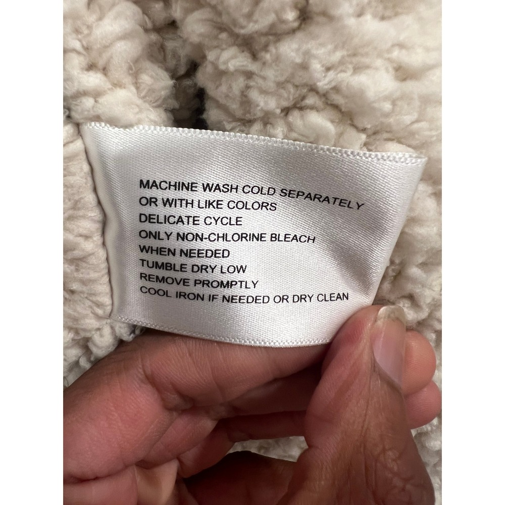 Kenneth Cole Coat Womens Black Quilted Puffer Jacket Sherpa Collar 1X New w Tags - Picture 14 of 16